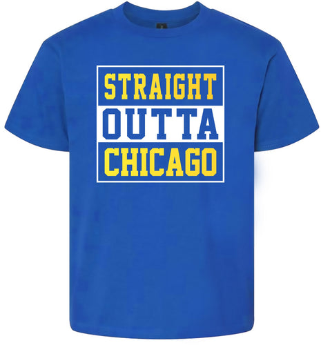 Straight Outta Chicago Children's Gildan Soft Shirt