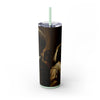 Skinny Tumbler with Straw – 20 oz Stainless Steel Cup