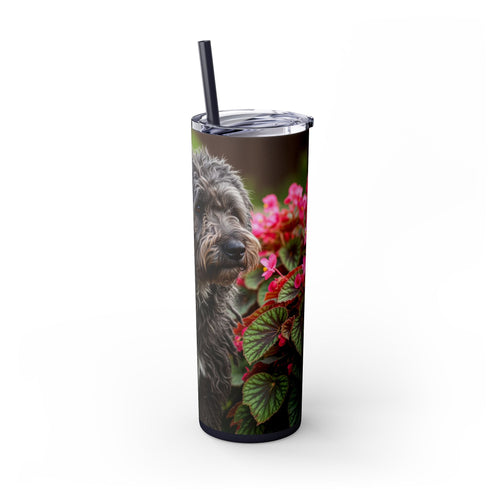 Skinny Tumbler with Straw – 20 oz Stainless Steel Cup