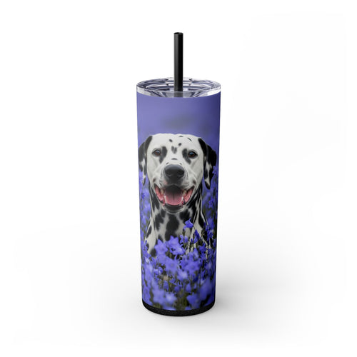 Skinny Tumbler with Straw – 20 oz Stainless Steel Cup