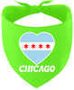 Chicago Heart Flag Pet Bandana