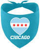 Chicago Heart Flag Pet Bandana