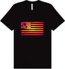 Beach American Flag Adult Bella Canvas Shirt