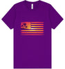 Beach American Flag Adult Bella Canvas Shirt