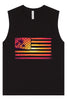 Beach American Flag Muscle Tank