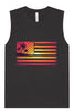 Beach American Flag Muscle Tank