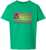 Beach American Flag Children's Gildan Soft Shirt