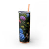 Skinny Tumbler with Straw – 20 oz Stainless Steel Cup