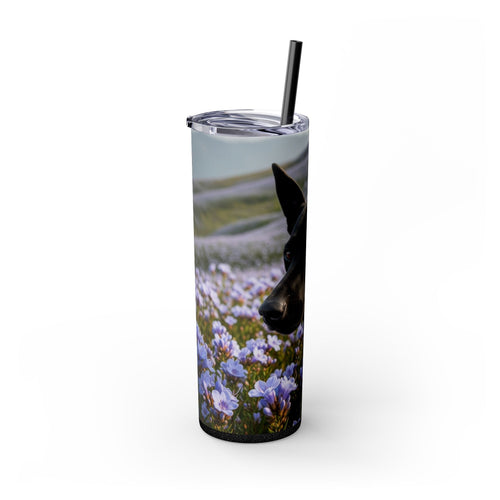 Skinny Tumbler with Straw – 20 oz Stainless Steel Cup