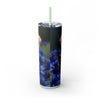 Skinny Tumbler with Straw – 20 oz Stainless Steel Cup