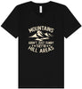 Mountains are Hill Areas Unisex V-Neck Shirt