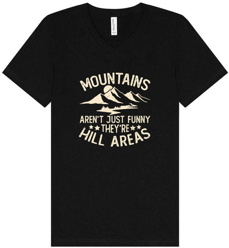 Mountains are Hill Areas Unisex V-Neck Shirt