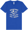 Mountains are Hill Areas Unisex V-Neck Shirt