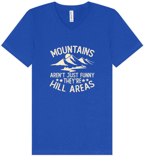 Mountains are Hill Areas Unisex V-Neck Shirt