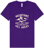 Mountains are Hill Areas Unisex V-Neck Shirt