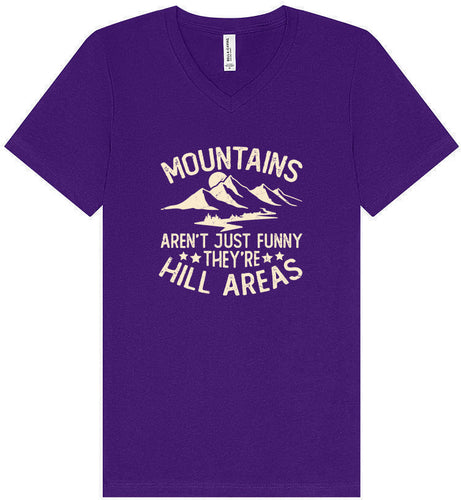 Mountains are Hill Areas Unisex V-Neck Shirt