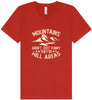 Mountains are Hill Areas Unisex V-Neck Shirt