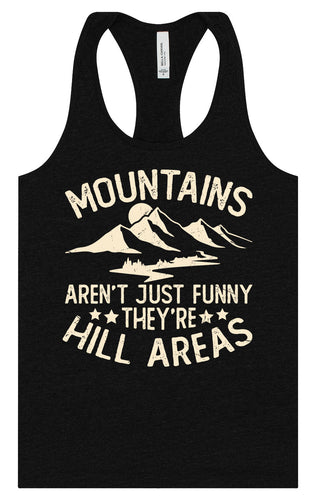 Mountains are Hill Areas Women's Racerback Tank