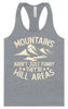 Mountains are Hill Areas Women's Racerback Tank