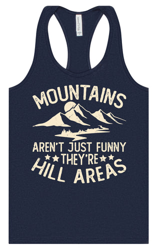 Mountains are Hill Areas Women's Racerback Tank