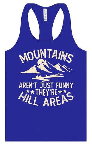 Mountains are Hill Areas Women's Racerback Tank