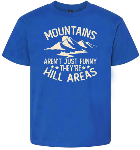 Mountains are Hill Areas Children's Gildan Soft Shirt