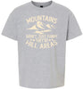 Mountains are Hill Areas Children's Gildan Soft Shirt