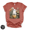Ghostly Pumpkin Tee | Cute Spooky Halloween Graphic T-Shirt