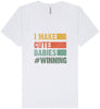 I Make Cute Babies Unisex V-Neck Shirt