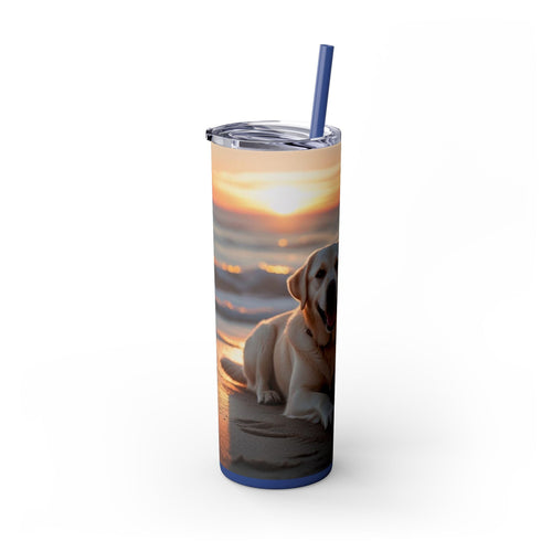 Skinny Tumbler with Straw – 20 oz Stainless Steel Cup