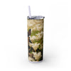 Skinny Tumbler with Straw – 20 oz Stainless Steel Cup
