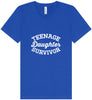 Teenage Daughter Survivor Unisex V-Neck Shirt