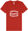 Teenage Daughter Survivor Unisex V-Neck Shirt