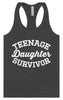 Teenage Daughter Survivor Women's Racerback Tank