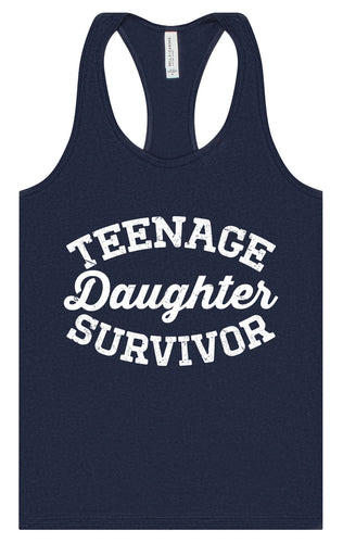 Teenage Daughter Survivor Women's Racerback Tank