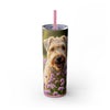 Skinny Tumbler with Straw – 20 oz Stainless Steel Cup