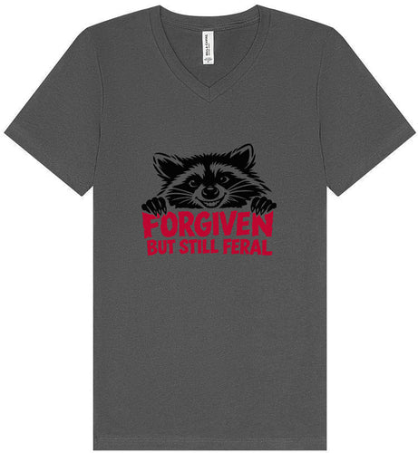 Forgiven Still Feral Unisex V-Neck Shirt