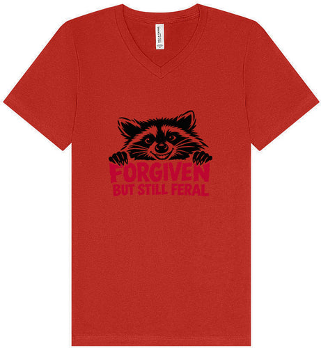 Forgiven Still Feral Unisex V-Neck Shirt