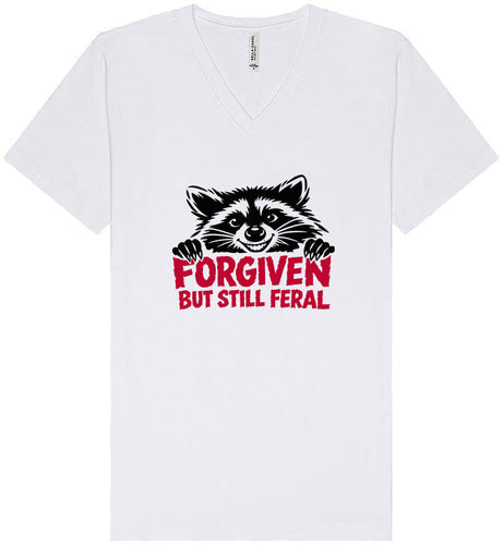 Forgiven Still Feral Unisex V-Neck Shirt