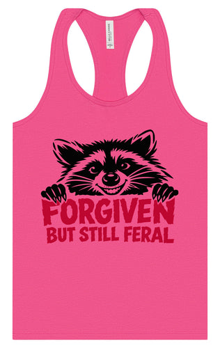 Forgiven Still Feral Women's Racerback Tank