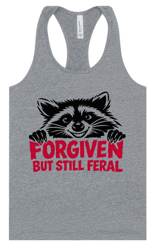 Forgiven Still Feral Women's Racerback Tank
