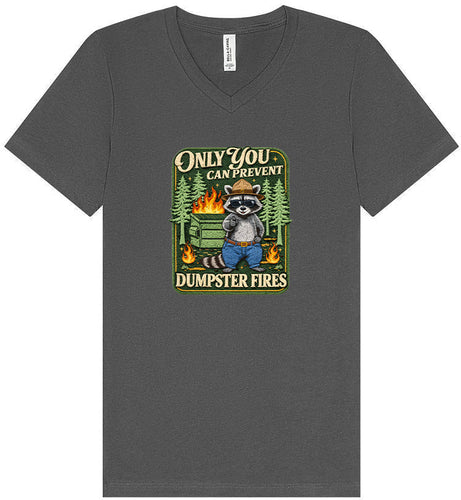 Prevent Dumpster Fires Unisex V-Neck Shirt