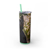 Skinny Tumbler with Straw – 20 oz Stainless Steel Cup