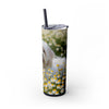 Skinny Tumbler with Straw – 20 oz Stainless Steel Cup