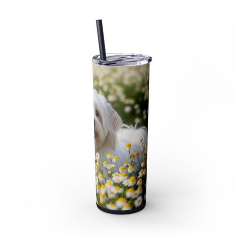 Skinny Tumbler with Straw – 20 oz Stainless Steel Cup