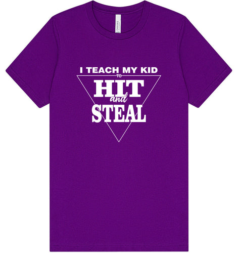 Hit and Steal Adult Bella Canvas Shirt