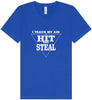 Hit and Steal Unisex V-Neck Shirt
