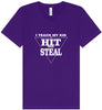 Hit and Steal Unisex V-Neck Shirt