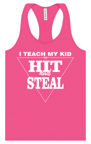 Hit and Steal Women's Racerback Tank
