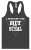 Hit and Steal Women's Racerback Tank